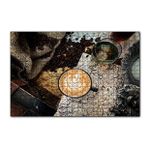 Cakapuzzle Antikalar Haritalar İrlanda Sütlü Kahvesi Görseli 120 Parça Ahşap Puzzle