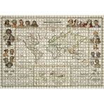 Cakapuzzle Antropolojik Eski Dünya Haritası 120 Parça Ahşap Puzzle