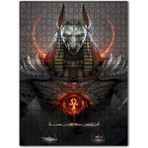 Cakapuzzle Anubis ve Terazi Görseli Ahşap 1000 Parça Puzzle