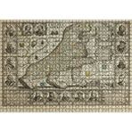 Cakapuzzle Aslan Şeklinde Eski Belçika Haritası 120 Parça Ahşap Puzzle