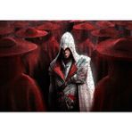 Cakapuzzle Assassins Creed Suikastçi ve Kırmızı Kıyafetliler 120 Parça Ahşap Puzzle