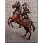 Cakapuzzle At Sırtında Şaha Kalkmış Şövalye Mdf 1000 Parça Puzzle