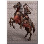 Cakapuzzle At Sırtında Şaha Kalkmış Şövalye Mdf 255 Parça Puzzle