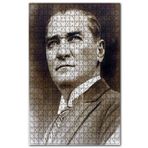 Cakapuzzle Atatürk Smokinli Yakın Portre Ahşap 1000 Parça Puzzle