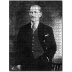 Cakapuzzle Atatürk Takım Yelek Bıyıklı Ayakta 120 Parça Puzzle