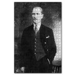 Cakapuzzle Atatürk Takım Yelek Bıyıklı Ayakta Ahşap 1000 Parça Puzzle