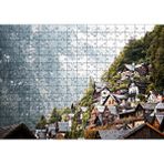 Cakapuzzle Avusturya Dağlarında Masalsı Evler 120 Parça Ahşap Puzzle