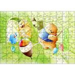 Cakapuzzle Ayı Bubu ve Topaçlar 120 Parça Ahşap Puzzle