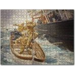 Cakapuzzle Batan Gemi ve Filikada Görevliler Mdf 1000 Parça Puzzle