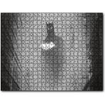Cakapuzzle Batman Bloklar Arasında Monochrome Artwork Puzzle