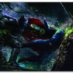 Cakapuzzle Batman Superman Ezici Yumruk Mdf 120 Parça Puzzle