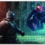 Cakapuzzle Batman ve Superman Mücadelesi Ahşap 1000 Parça Puzzle