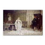 Cakapuzzle Beyaz Kıyafetli Lady Godiva 120 Parça Ahşap Puzzle