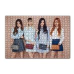 Cakapuzzle Black Pink Kore Pop Hanım Hanımcık 120 Parça Ahşap Puzzle