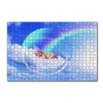 Cakapuzzle Bulutlarda Baloncuk İçindeki Bebek 120 Parça Ahşap Puzzle