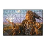 Cakapuzzle Büyücü Kızılderili Görseli 120 Parça Ahşap Puzzle