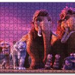 Cakapuzzle Buz Devri Manny Sid ve Diego Görseli Mdf 1000 Parça Puzzle