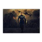 Cakapuzzle Captain America Gecede Savaş 120 Parça Ahşap Puzzle