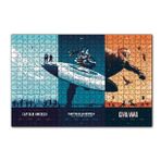 Cakapuzzle Captain America Üçlemesi 120 Parça Ahşap Puzzle