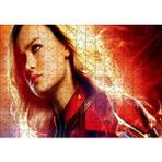 Cakapuzzle Captain Marvel Brie Larson 120 Parça Ahşap Puzzle