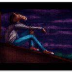 Cakapuzzle Çatıda Sigara İçen Bojack Horseman Mdf 500 Parça Puzzle