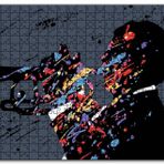 Cakapuzzle Caz Trompetçi Renkli Mozaik Mdf 1000 Parça Puzzle