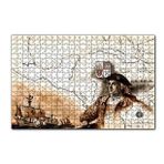 Cakapuzzle Christopher Columbus Harita Ve Gemiler 120 Parça Ahşap Puzzle