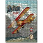Cakapuzzle Çift Kanatlı Tek Motorlu Uçak Görseli Ahşap 255 Parça Puzzle