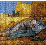 Cakapuzzle Çiftçi Karı Koca ve Saman Balyaları Mdf 1000 Parça Puzzle