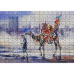 Cakapuzzle Clifton Sahilinde Deveyle Sahibi 120 Parça Ahşap Puzzle