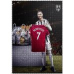 Cakapuzzle Cristiano Ronaldo Forma Kupa Gösteriyor Mdf 1000 Parça Puzzle