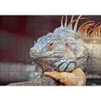 Cakapuzzle Dal Üzerinde Dinlenen Dev Kertenkele 120 Parça Ahşap Puzzle