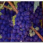 Cakapuzzle Dalında Şaraplık Kara Üzümler Ahşap 1000 Parça Puzzle