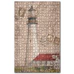 Cakapuzzle Deniz Fenerli Kart Postal Görseli Ahşap 500 Parça Puzzle
