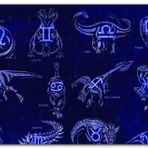 Cakapuzzle Dinozorlu Burç Sembolleri Neon Mdf 1000 Parça Puzzle