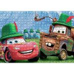 Cakapuzzle Disney Pixar Cars Tow Mater Ve Şimşek Mcqueen İllüstrasyonu Puzzle Yapboz Mdf Ahşap