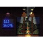Cakapuzzle Duman Bar Neon Tabela 120 Parça Ahşap Puzzle