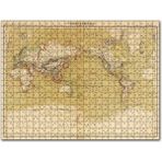 Cakapuzzle Dünya Haritası 1833 Yılı 1000 Parça Puzzle