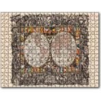 Cakapuzzle Dünya Haritası Ülke Bayrakları ve Tarihi Figür Mdf 255 Parça Puzzle