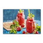 Cakapuzzle Dut Meyveli Smoothie Görseli 120 Parça Ahşap Puzzle