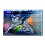 Cakapuzzle Duvar Boyama Genç Kadın Profil 120 Parça Ahşap Puzzle