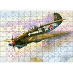 Cakapuzzle El Boyama Sanat Savaş Üçağı 120 Parça Puzzle