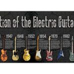 Cakapuzzle Elektrogitarın Evrimi 120 Parça Ahşap Puzzle