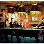 Cakapuzzle Elvis Clark Marilyn ve James Bilardo Masasında Mdf 255 Parça Puzzle