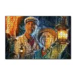 Cakapuzzle Emily Blunt Dwayne Johnson Fenerleriyle 120 Parça Ahşap Puzzle