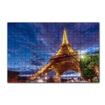 Cakapuzzle Eyfel Kulesi Gece Işıkları 120 Parça Mdf Puzzle