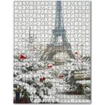 Cakapuzzle Eyfel Kulesi ve Karlı Ağaçlar 255 Parça Puzzle