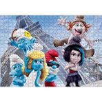 Cakapuzzle Eyfel Kulesi ve Şirinler 120 Parça Ahşap Puzzle