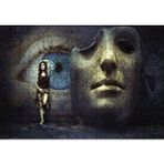 Cakapuzzle Fantazi Maske Göz Duvar 255 Parça Puzzle