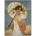 Cakapuzzle François Martin Kavel Catherine La Rose Yaz Şemsiyeli 120 Parça Puzzle